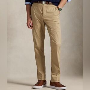 Polo Ralph Lauren Youth Teen Boy Size 20 Khaki Cotton Trousers Pants Bottoms